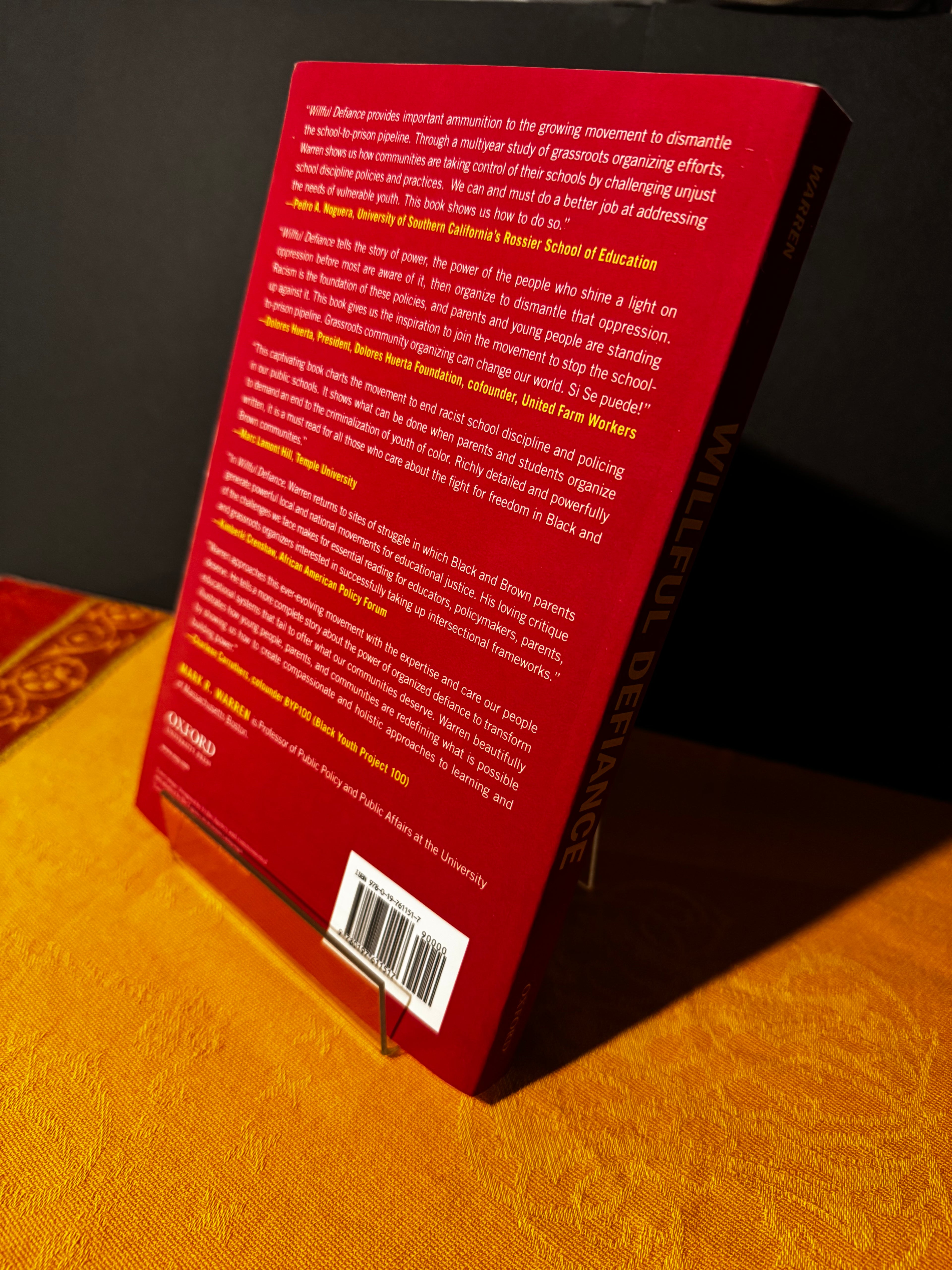 Willful Defiance book