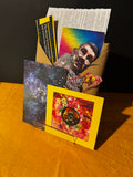 A secret book featuring psychedelic items